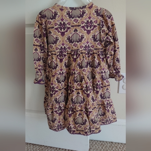 Kate Quinn Folk Floral Prairie Dress SIZE 3T - Picture 4 of 13